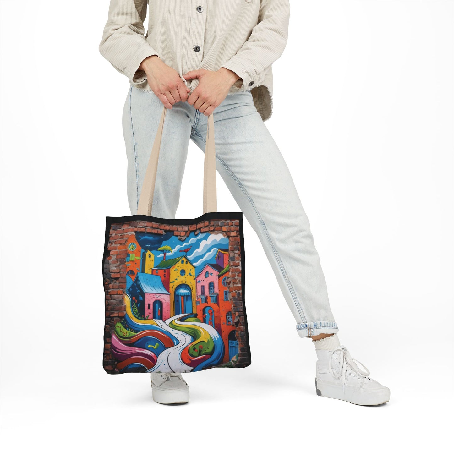 Artistic Surge - Eco-Friendly Canvas Tote Bag - HOUSES