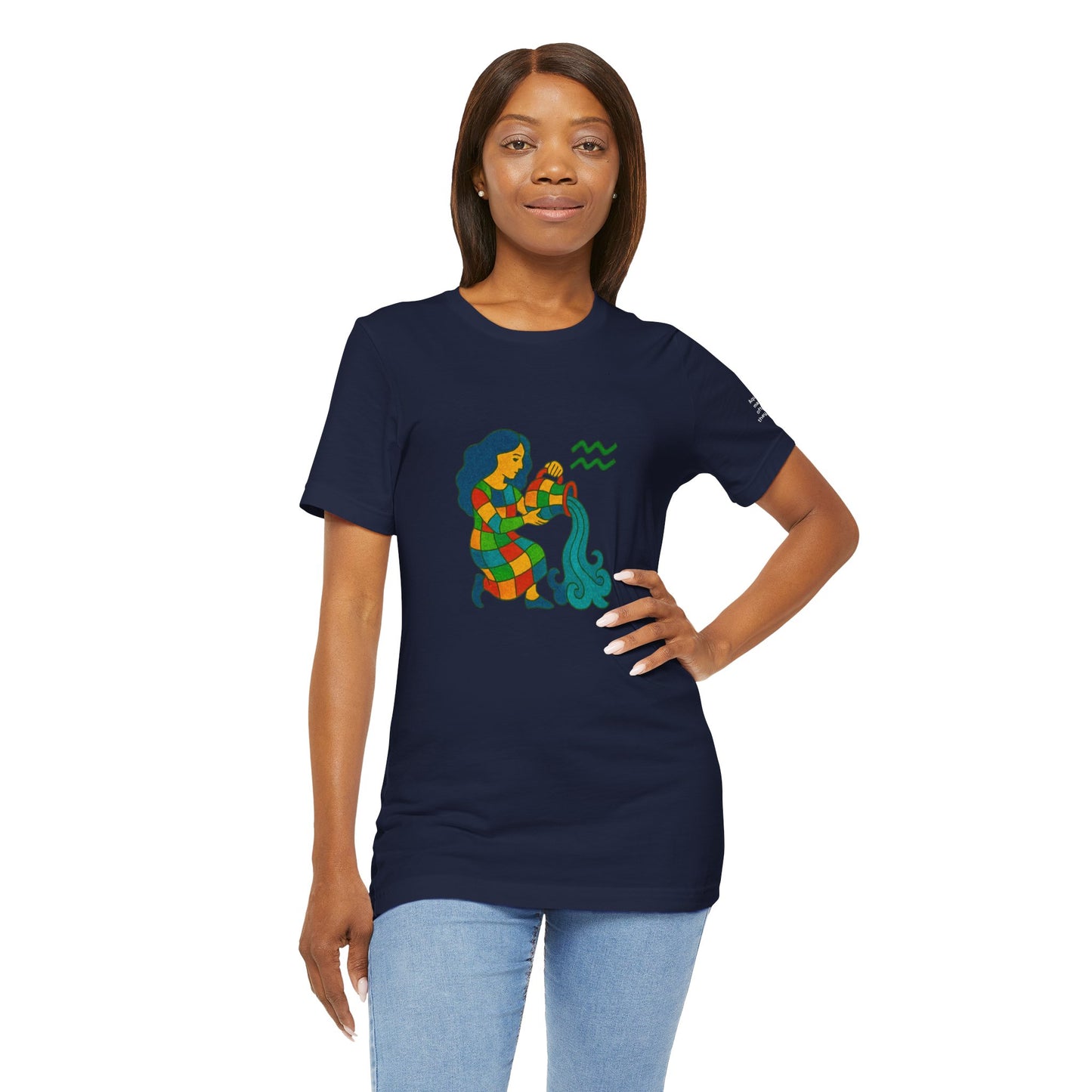 AQUARIUS - T-shirt, The Zodiac Signs According to Saint Phalle