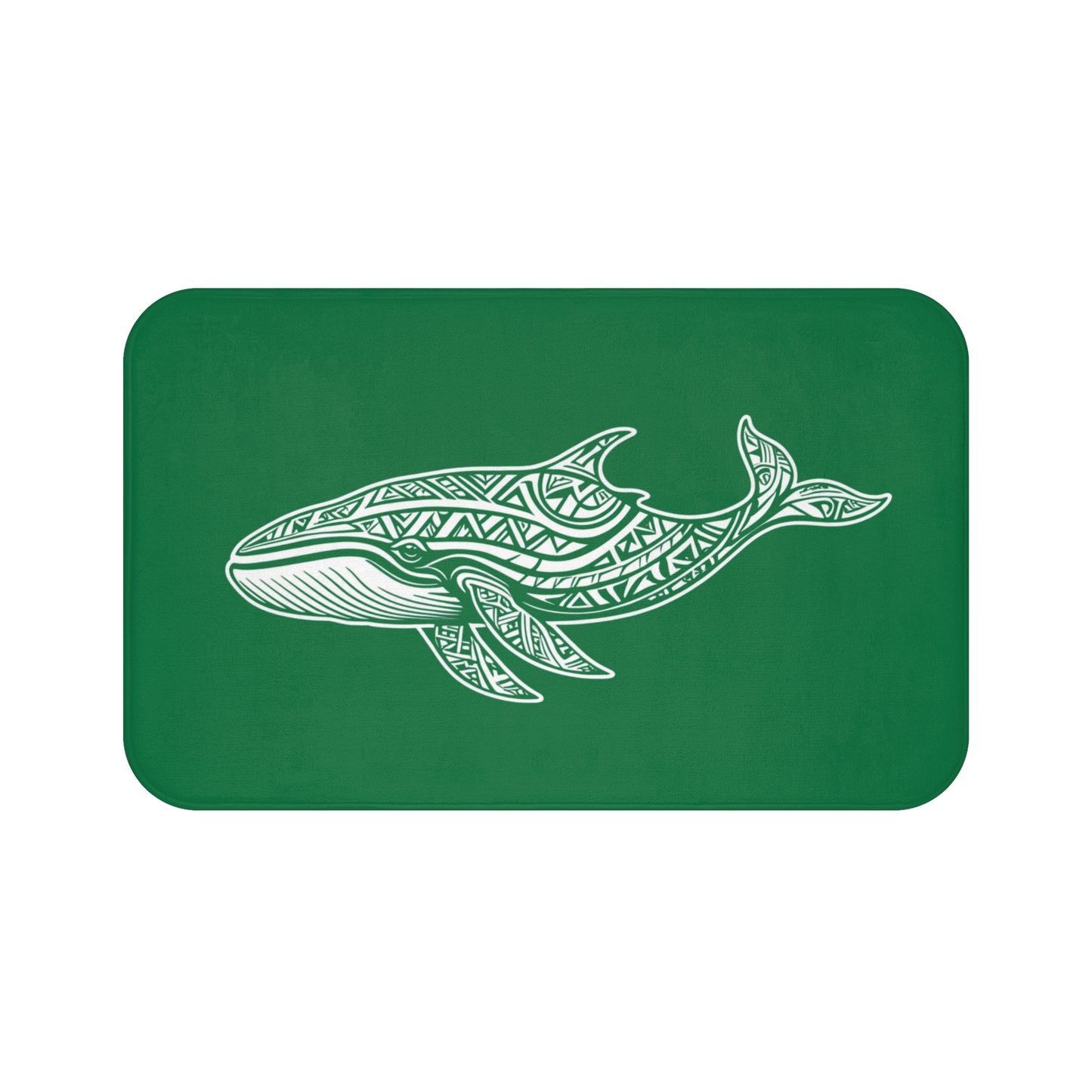 Tribal Bath Mat. Ocean Energy, Tribal Style