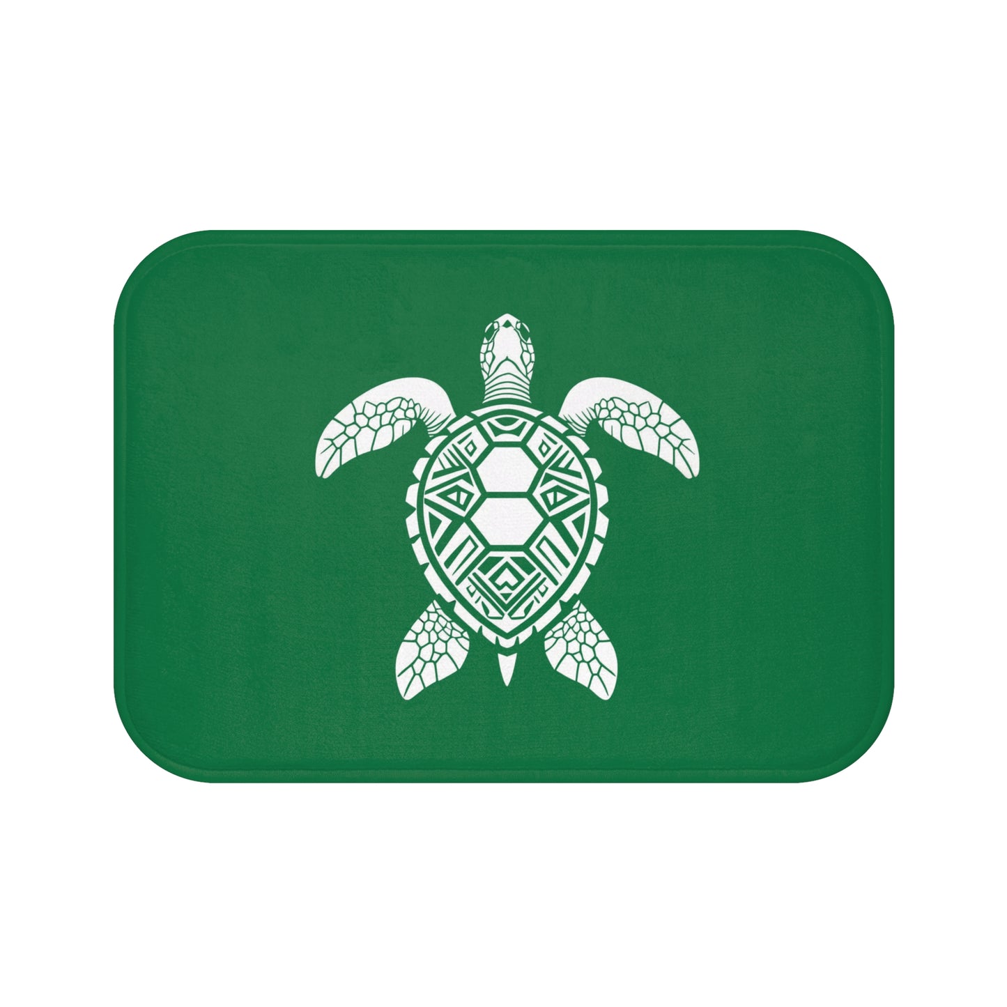 Tribal Bath Mat. Ocean Energy, Tribal Style
