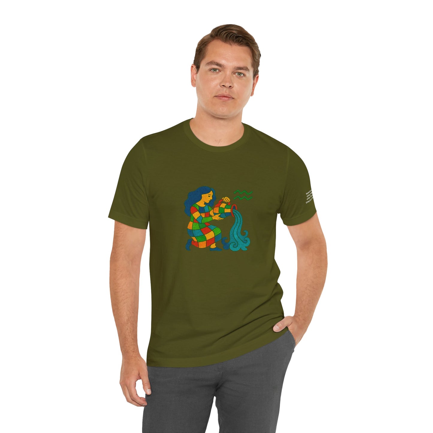 AQUARIUS - T-shirt, The Zodiac Signs According to Saint Phalle