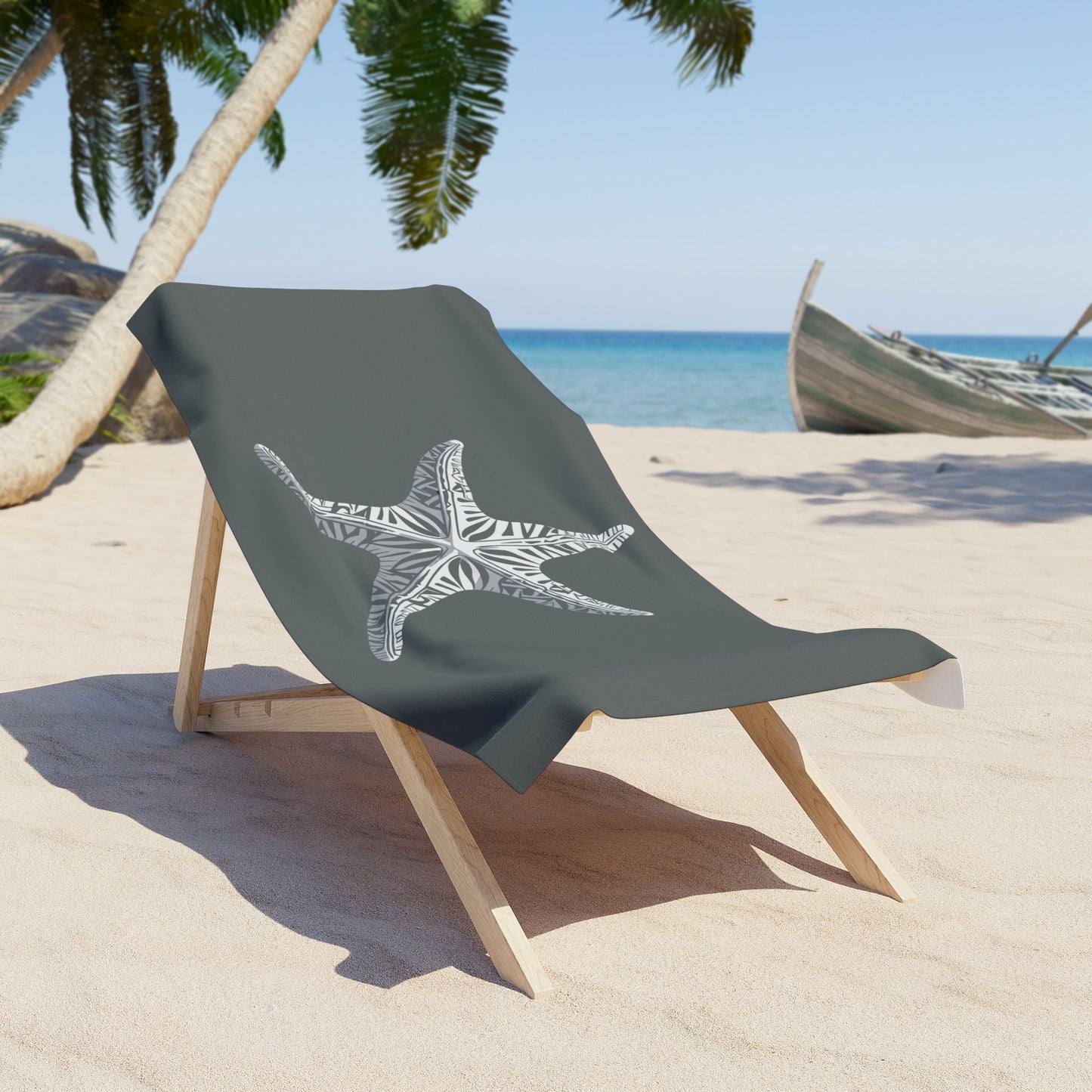 Tribal Waves Beach Towel - STARFISH