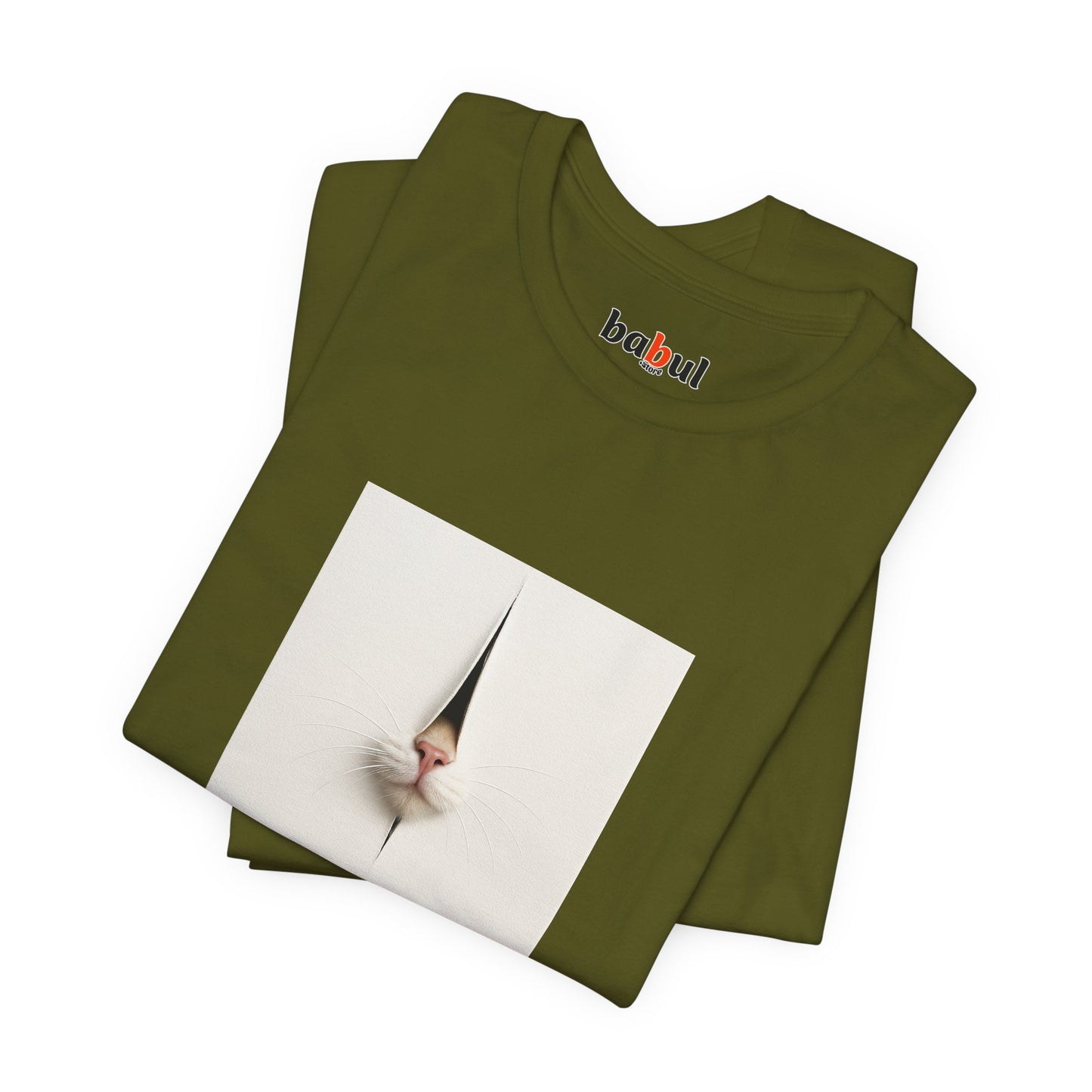 CATART Unisex Jersey Cat T-Shirt - FONTANA - Iconic Painting Reimagined with Cats