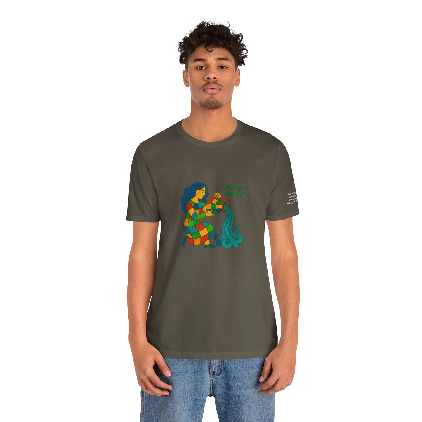 AQUARIUS - T-shirt, The Zodiac Signs According to Saint Phalle