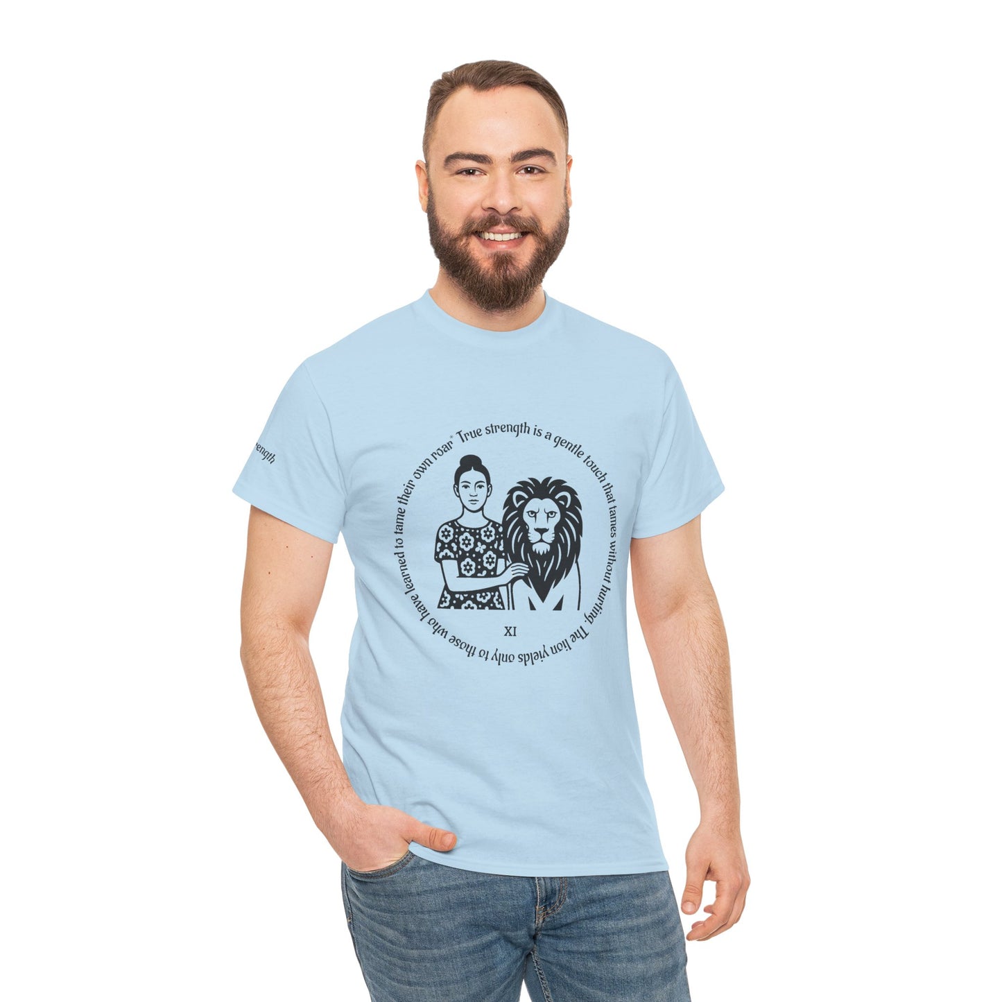 Strength - ArcanaPop T-Shirt – Where Tarot Magic Meets Pop Art