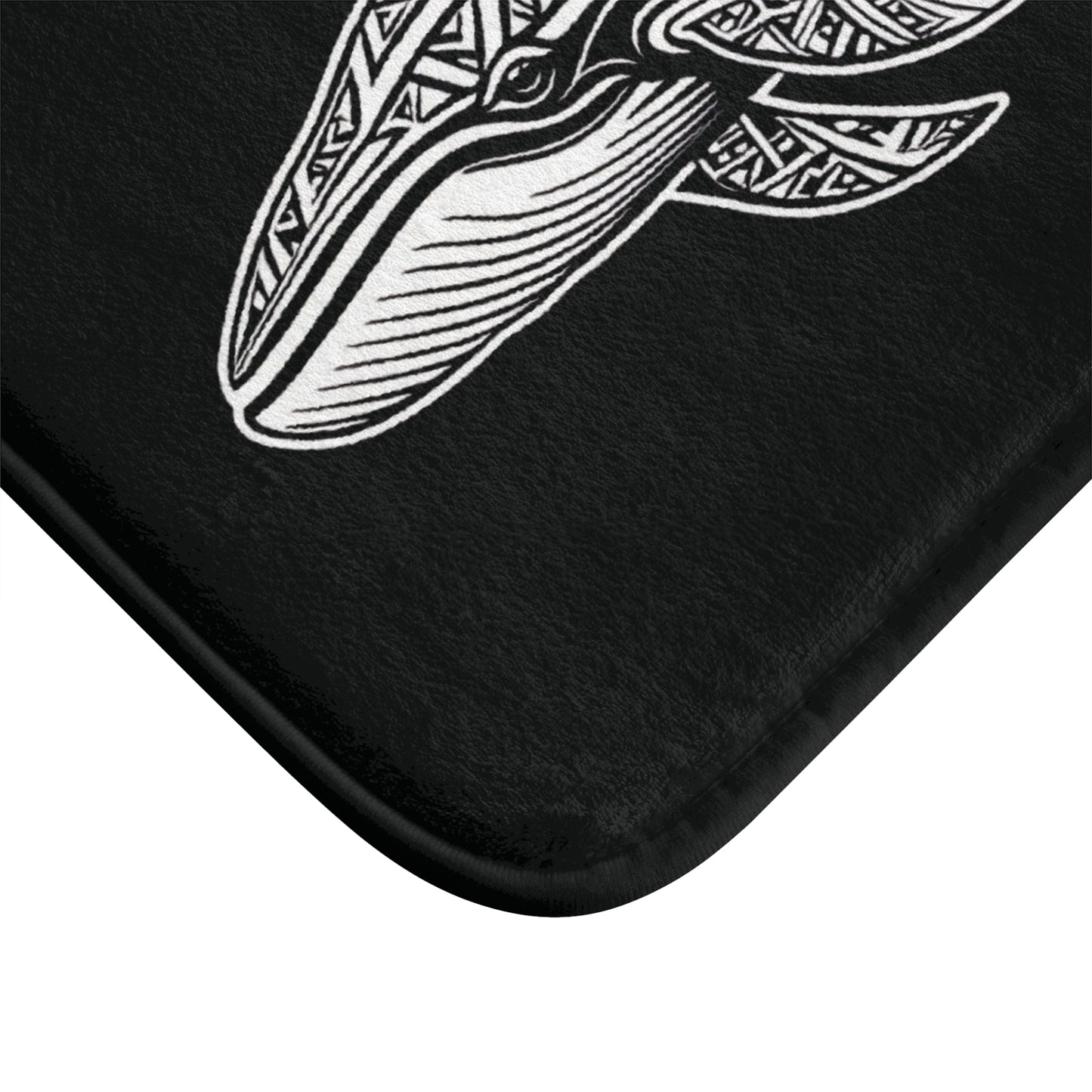 Tribal Bath Mat. Ocean Energy, Tribal Style