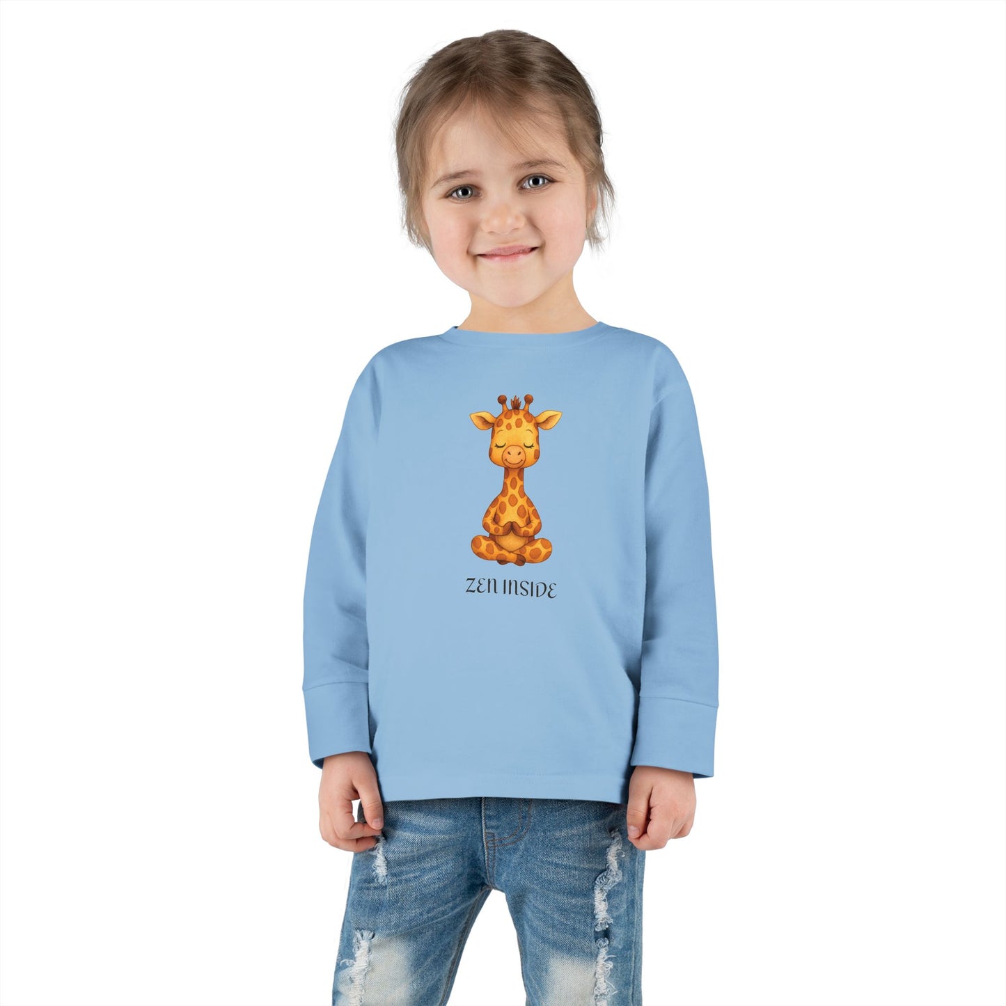 Zen Inside Long Sleeve Tee - GIRAFFE