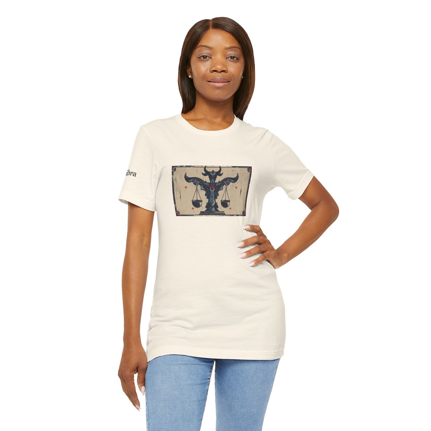 Libra - Gothic Zodiac T-Shirt. Zodiac in the Shadows