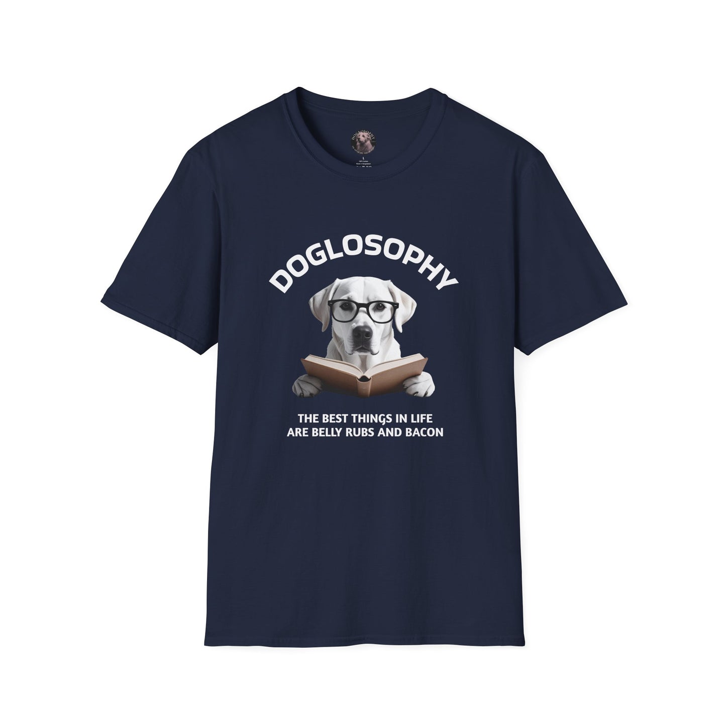 Doglosophy Unisex Softstyle T-Shirt - "The Best Things in Life" Design