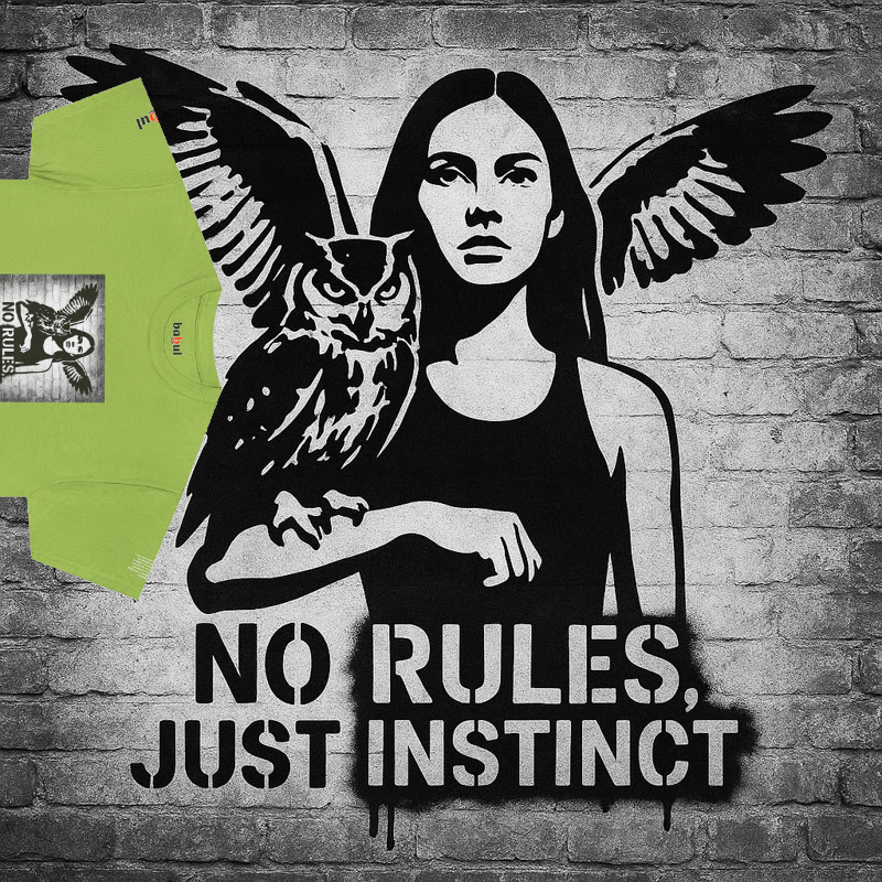 Rebel Graphic Tee - Unisex Heavy Cotton T-Shirt for the Wild at Heart. Rebel Tees, Born to Be Worn - NO RULES, JUST INSTINCT