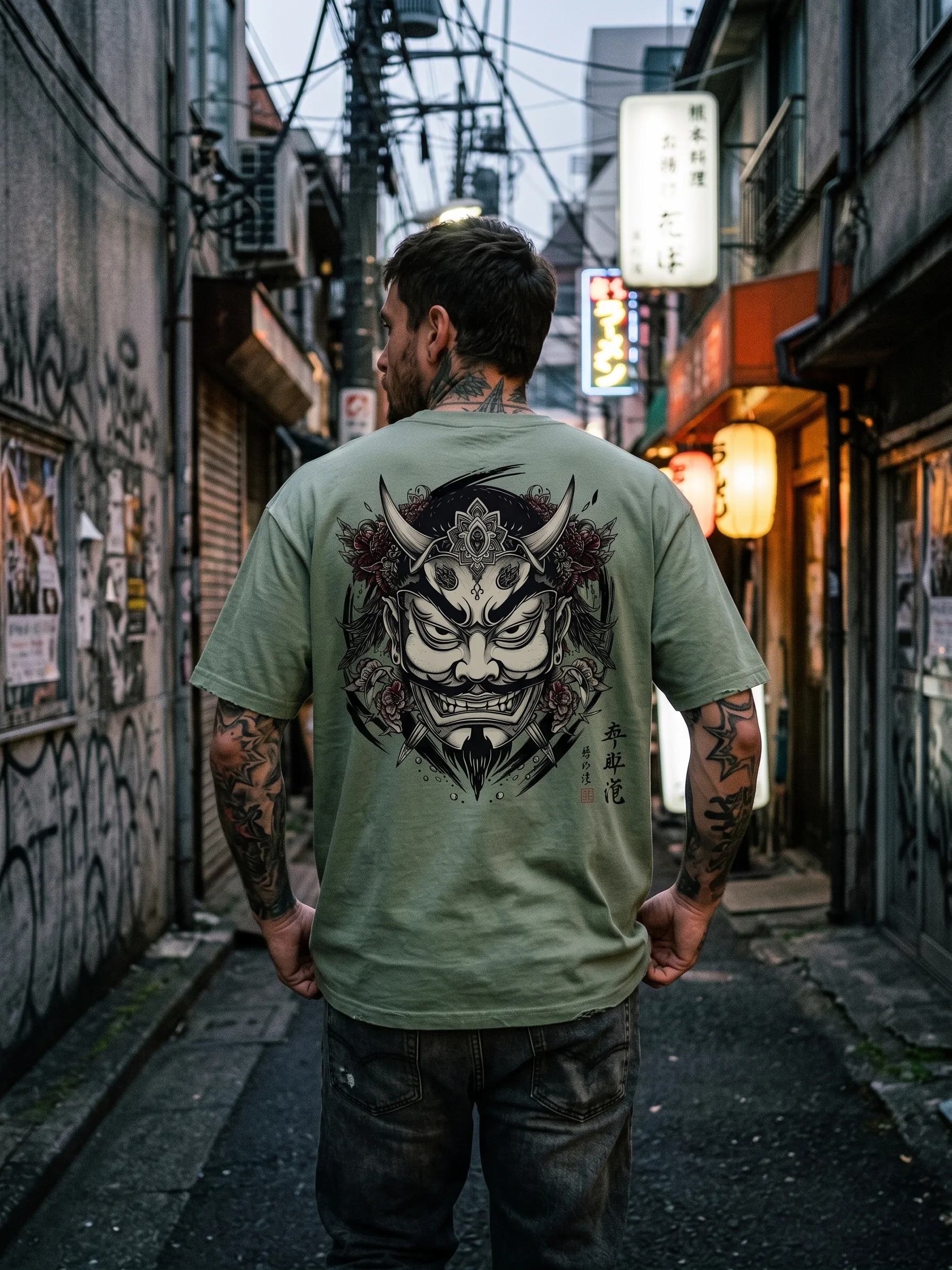 Bold Oni Mask collection — graphic streetwear