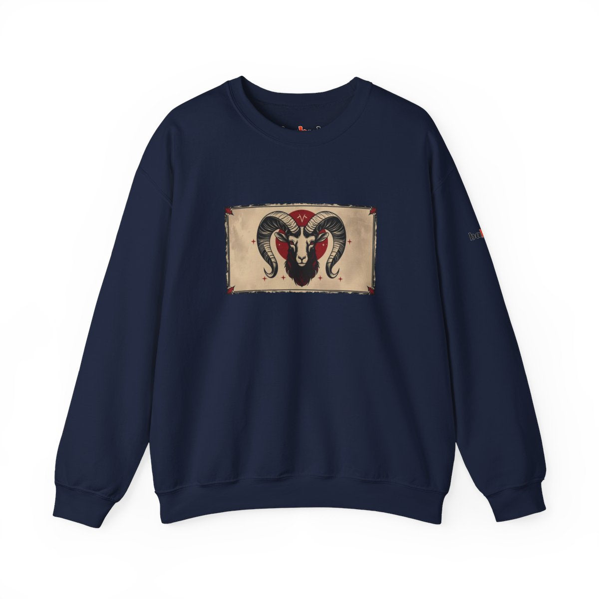 GOTHIC ZODIAC Front Blue Sweatshirt