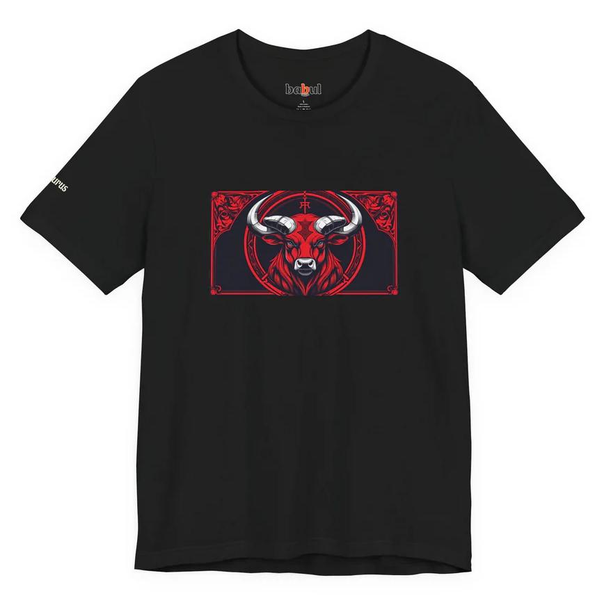 GOTHIC ZODIAC Front Red T-Shirts