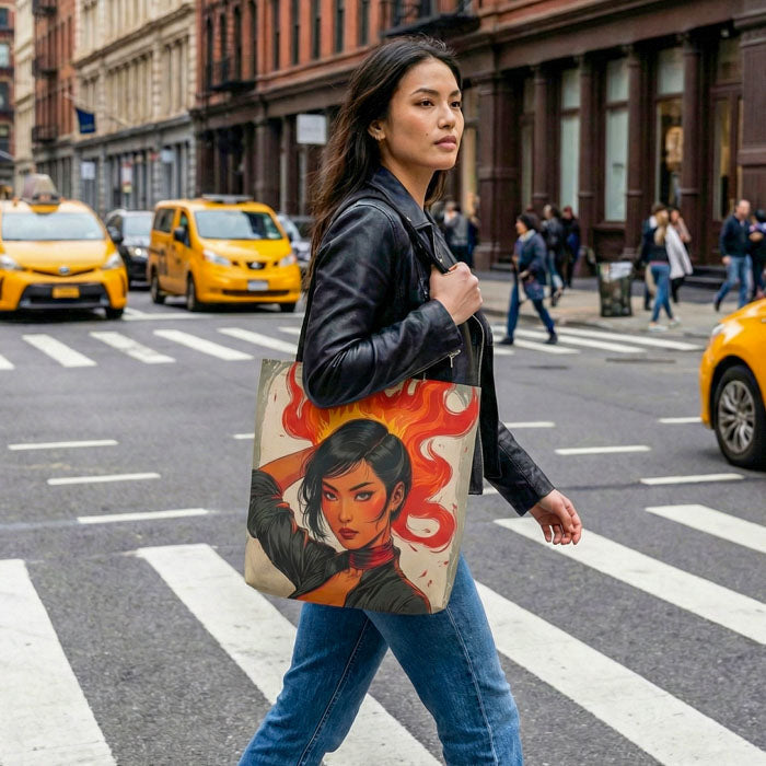 Shizen Tote Bag  collection, Japanese tradition meets the primordial force of nature. Our tote bags are not just bags..