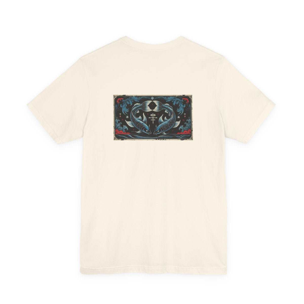 GOTHIC ZODIAC Back Blue T-Shirts