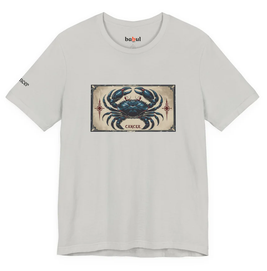 GOTHIC ZODIAC Front Blue T-Shirts