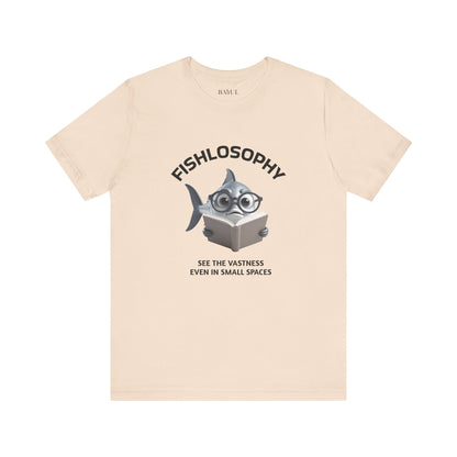 Fishlosophy Unisex Jersey Short Sleeve Tee –  See the vastness even in small spaces