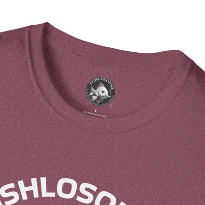 Fishlosophy Unisex T-Shirt - Ocean Vibes and Life's Questions Design - PEARLS OF WISDOM FROM THE FISH WORLD