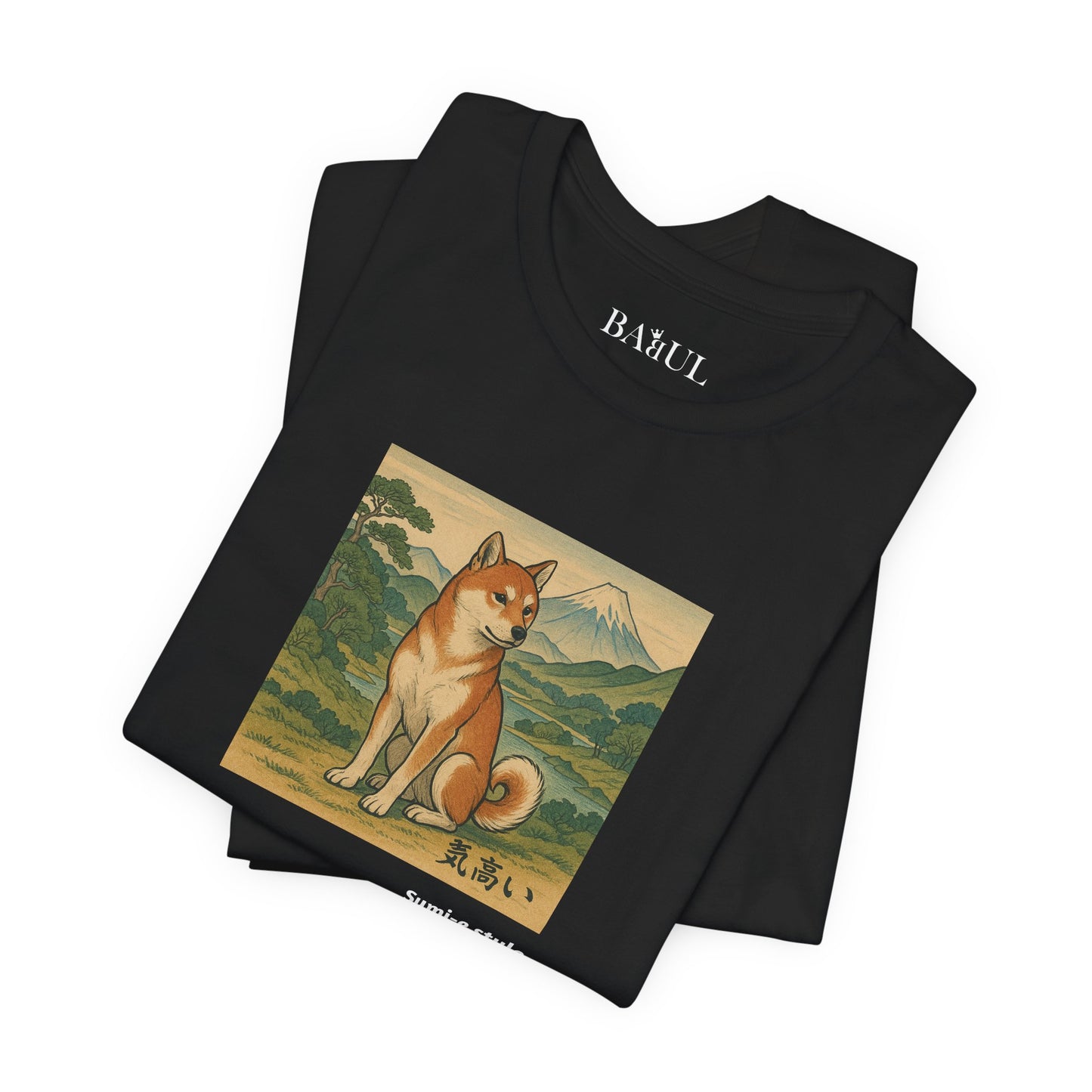DOGART Unisex Jersey DOG T-Shirt - SUMI-E STYLE - Iconic Painting Reimagined with Dogs