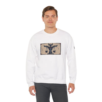 Libra - Gothic Zodiac Blue Sweatshirt