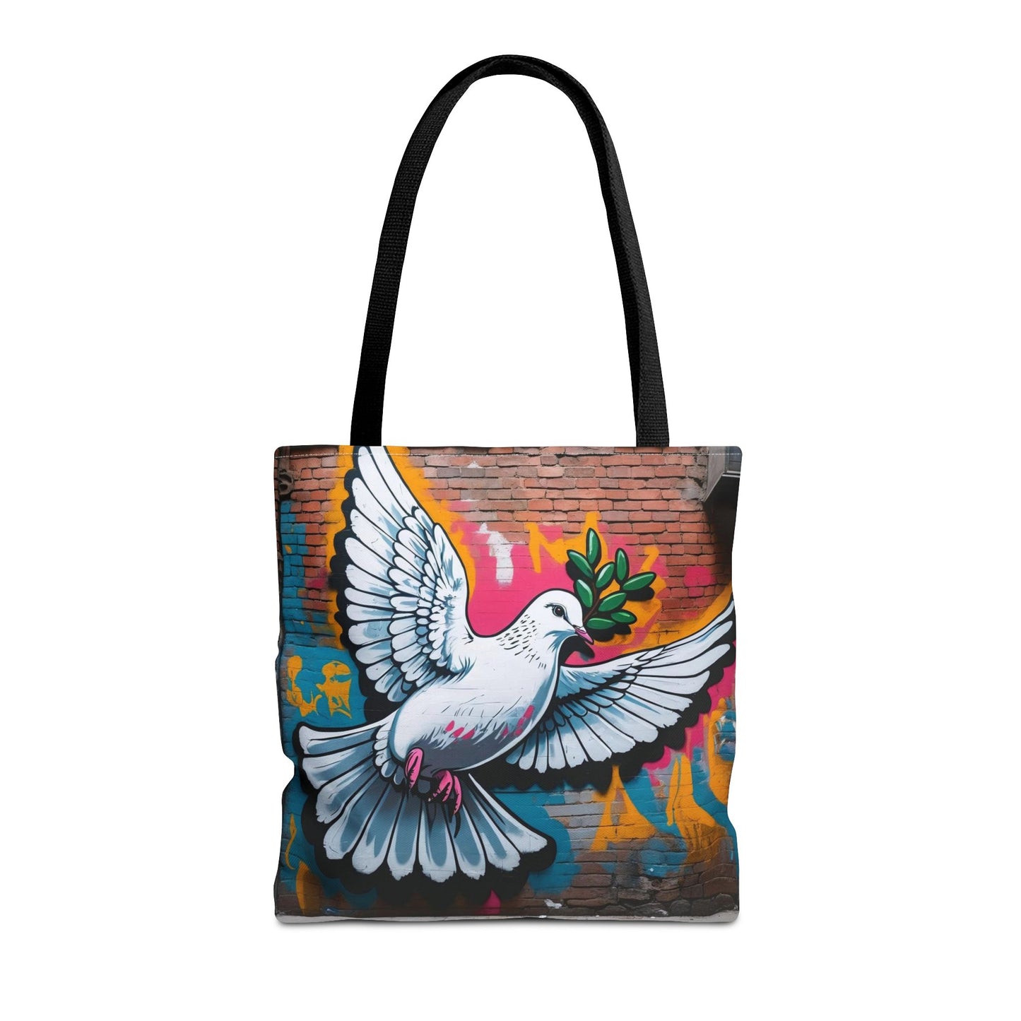 Artistic Surge - Eco-Friendly Canvas Tote Bag - PEACE