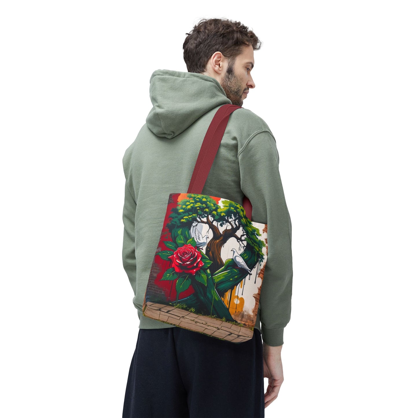 Artistic Surge - Eco-Friendly Canvas Tote Bag - ROSE