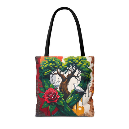 Artistic Surge - Eco-Friendly Canvas Tote Bag - ROSE
