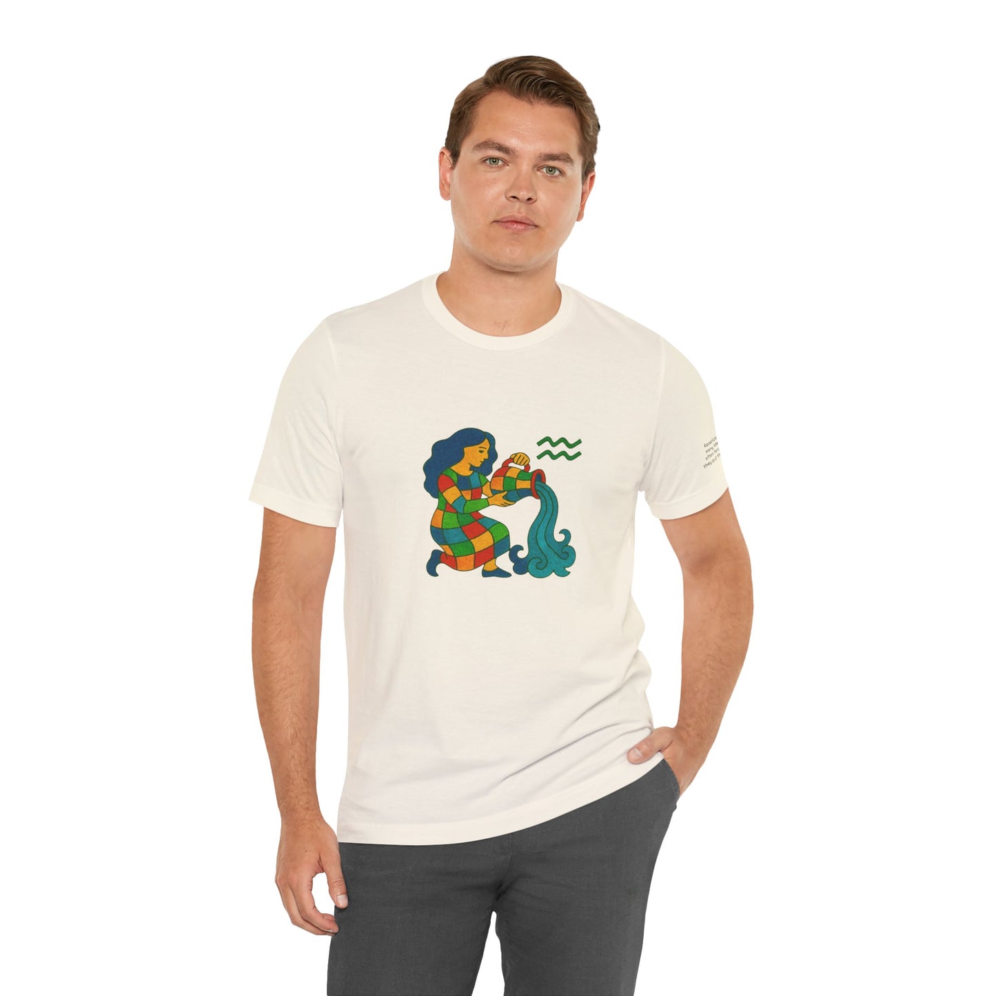 AQUARIUS - T-shirt, The Zodiac in Colors
