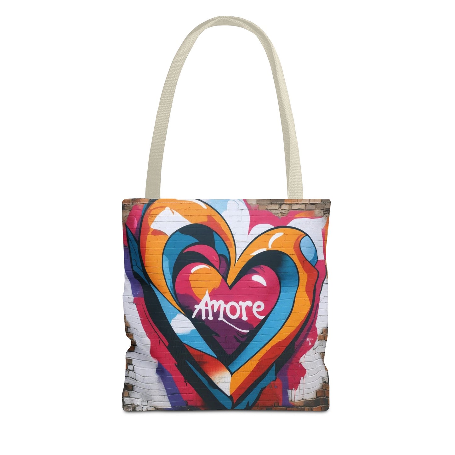 Artistic Surge - Eco-Friendly Canvas Tote Bag - HEART