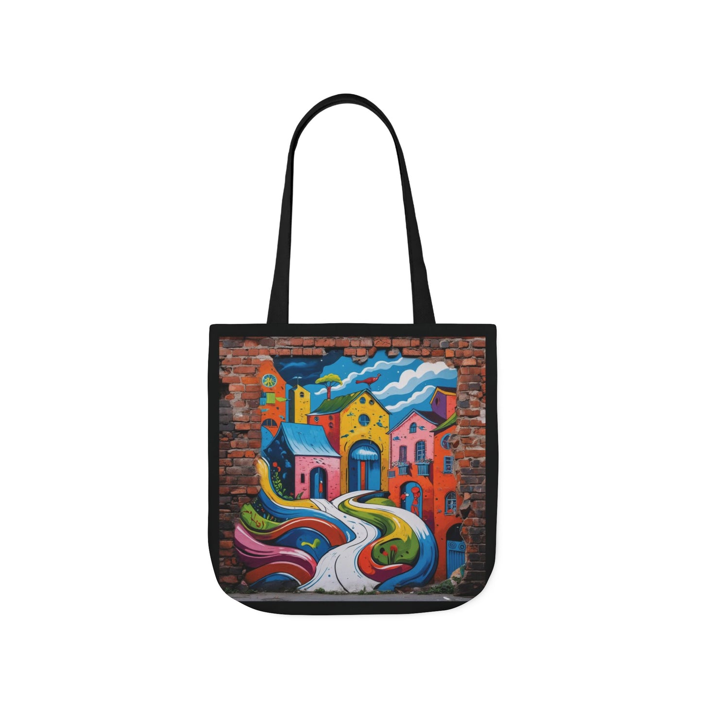 Artistic Surge - Eco-Friendly Canvas Tote Bag - HOUSES