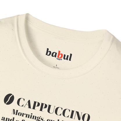 CoffeeTherapy T-Shirt – Irony Is the Best Cure (Right After Coffee)