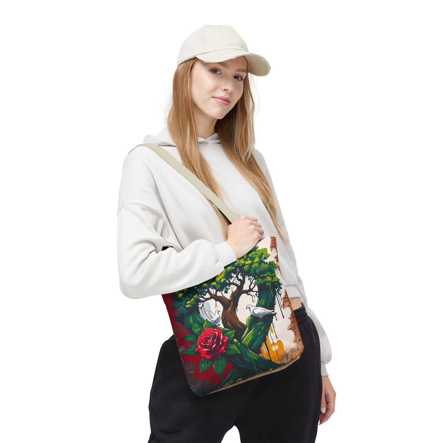 Artistic Surge - Eco-Friendly Canvas Tote Bag - ROSE