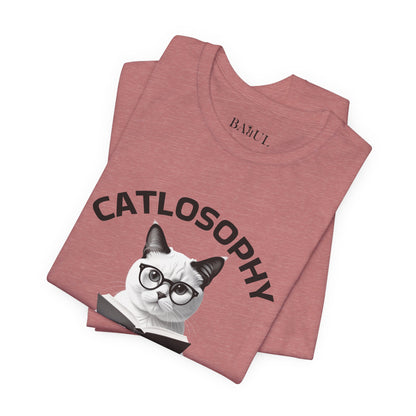 Catlosophy Unisex Jersey Short Sleeve Tee –  "Resting isn't Lazy" Design