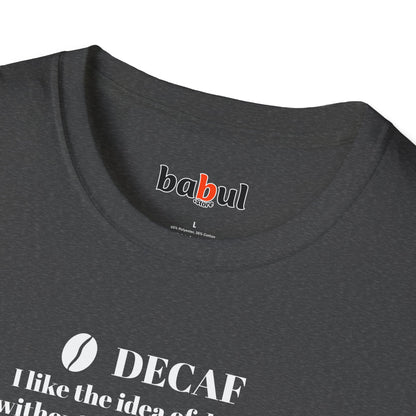 CoffeeTherapy T-Shirt – Irony Is the Best Cure (Right After Coffee)
