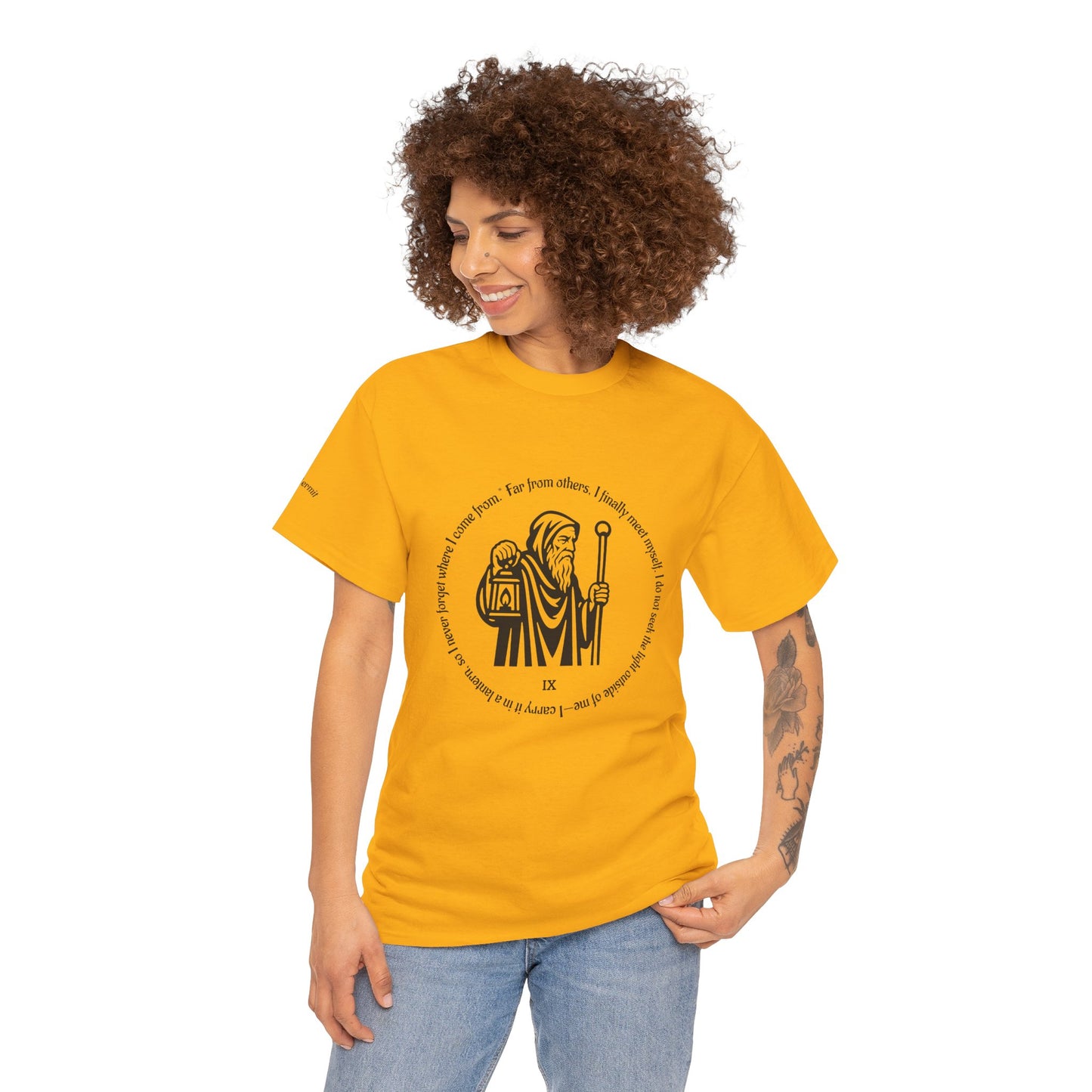 The Hermit - ArcanaPop T-Shirt – Where Tarot Magic Meets Pop Art