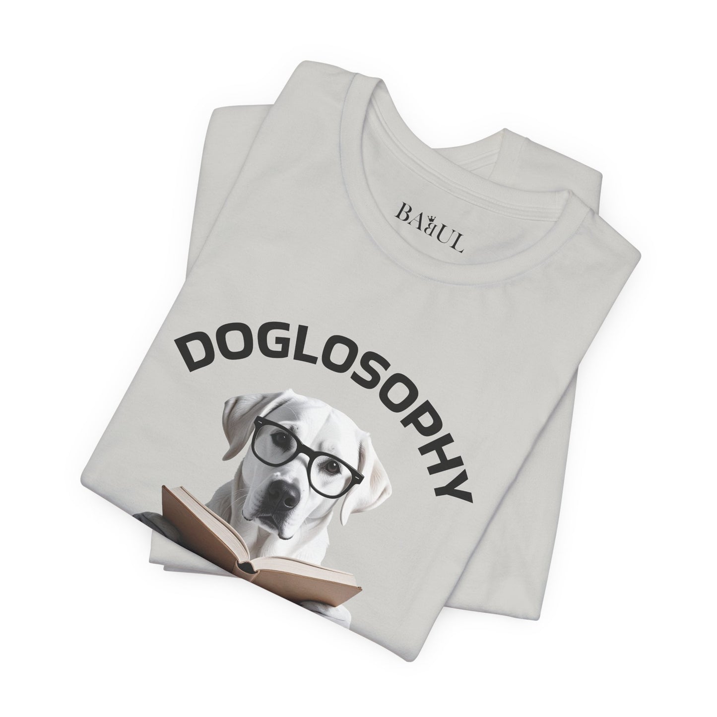Doglosophy Unisex Jersey Short Sleeve Tee –  "Dogs don't have all the answers" Design