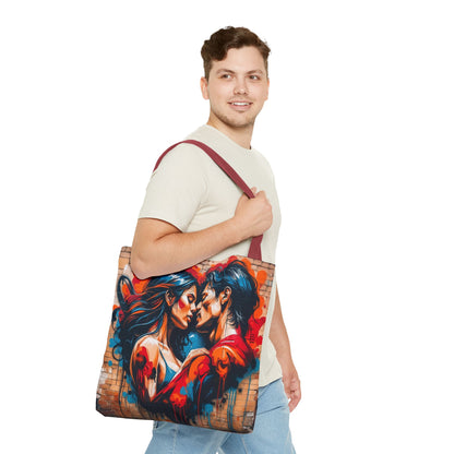 Artistic Surge - Eco-Friendly Canvas Tote Bag - LOVERS