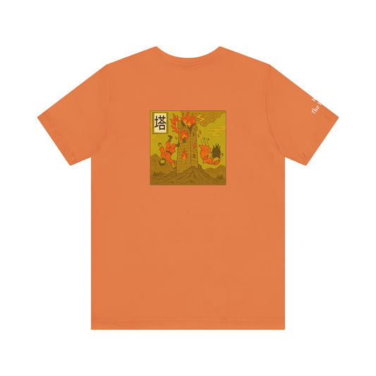 The Tower - Tarot in Ukiyo-e Style