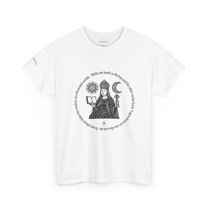 The High Priestess - ArcanaPop T-Shirt – Where Tarot Magic Meets Pop Art