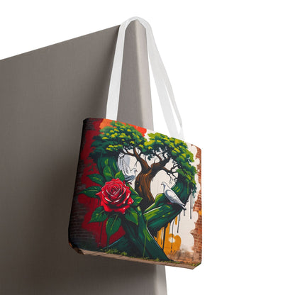 Artistic Surge - Eco-Friendly Canvas Tote Bag - ROSE