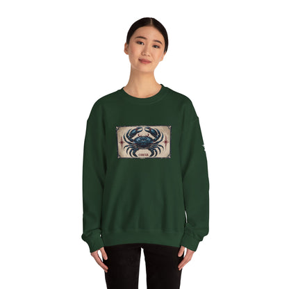 Cancer - Gothic Zodiac Blue Sweatshirt