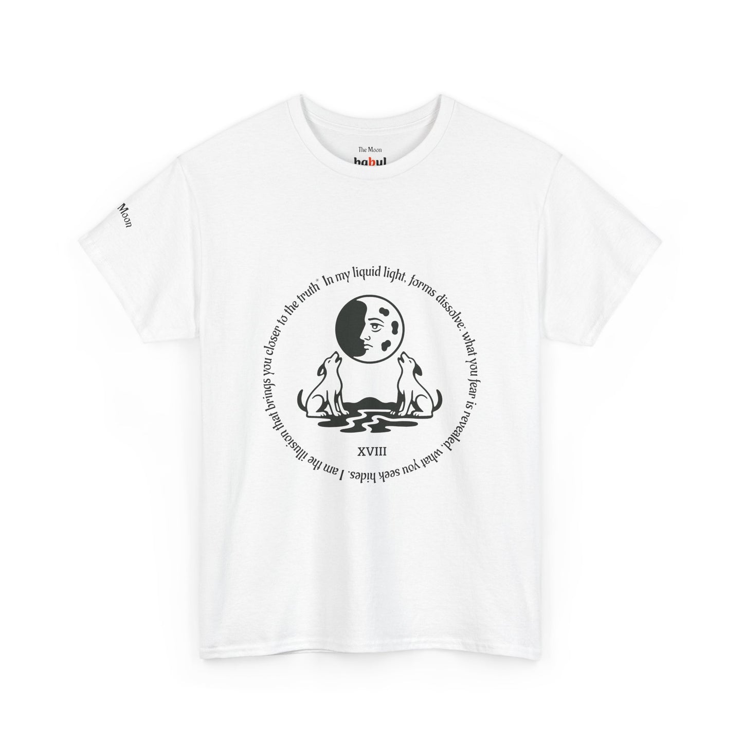 The Moon - ArcanaPop T-Shirt – Where Tarot Magic Meets Pop Art