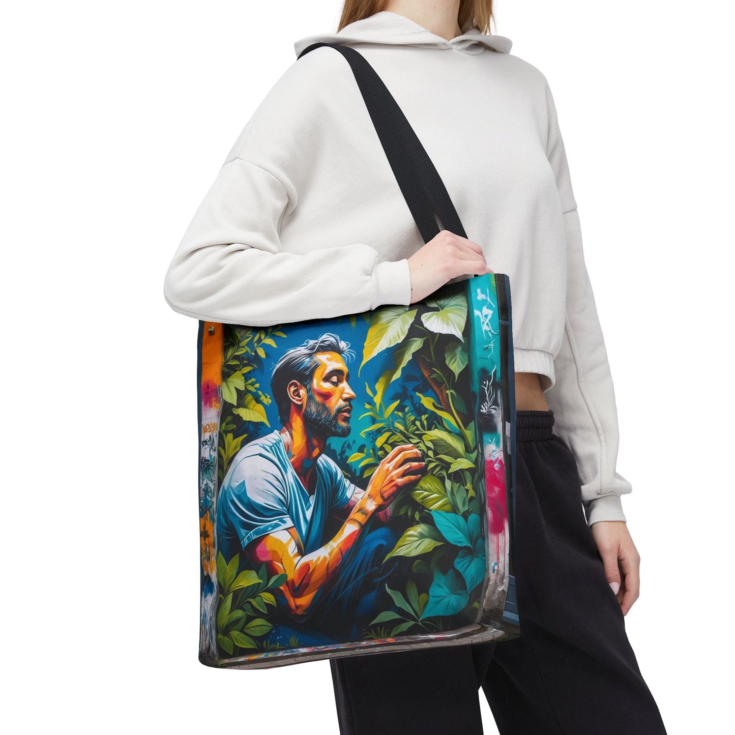 Artistic Surge - Eco-Friendly Canvas Tote Bag - LOVE FOR NATURE