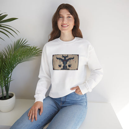 Libra - Gothic Zodiac Blue Sweatshirt