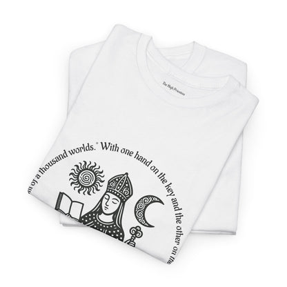 The High Priestess - ArcanaPop T-Shirt – Where Tarot Magic Meets Pop Art