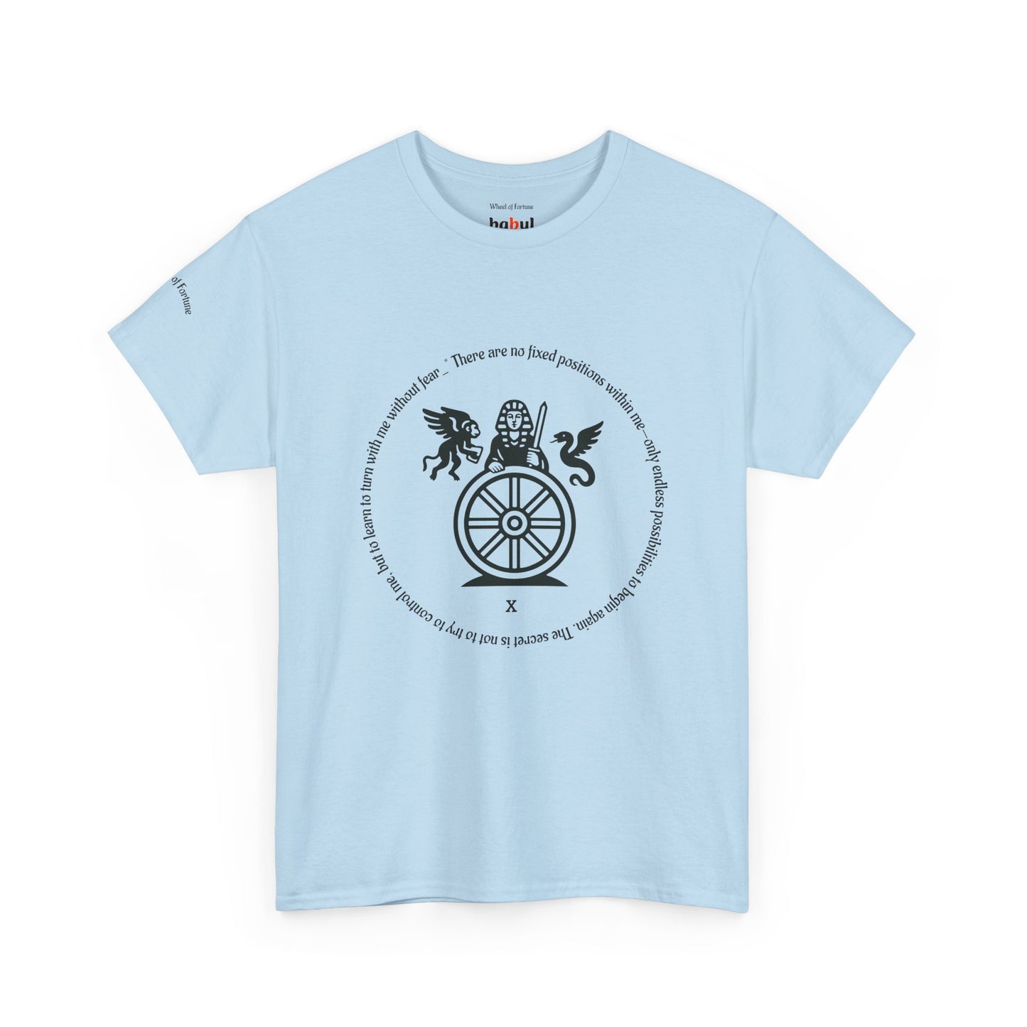 Wheel of Fortune - ArcanaPop T-Shirt – Where Tarot Magic Meets Pop Art