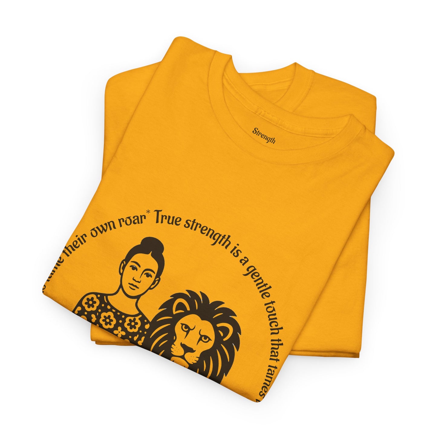 Strength - ArcanaPop T-Shirt – Where Tarot Magic Meets Pop Art