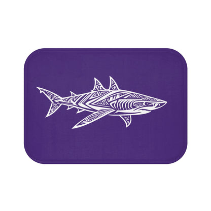Tribal Bath Mat. Ocean Energy, Tribal Style