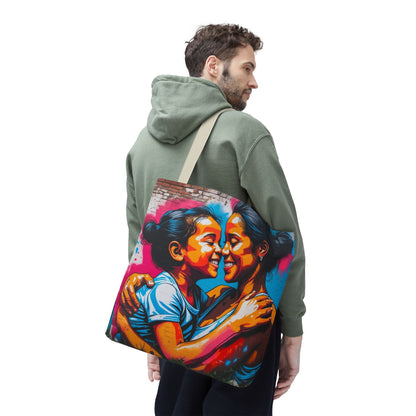 Artistic Surge - Eco-Friendly Canvas Tote Bag - SMILING HUG
