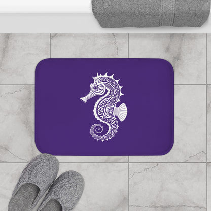 Tribal Bath Mat. Ocean Energy, Tribal Style